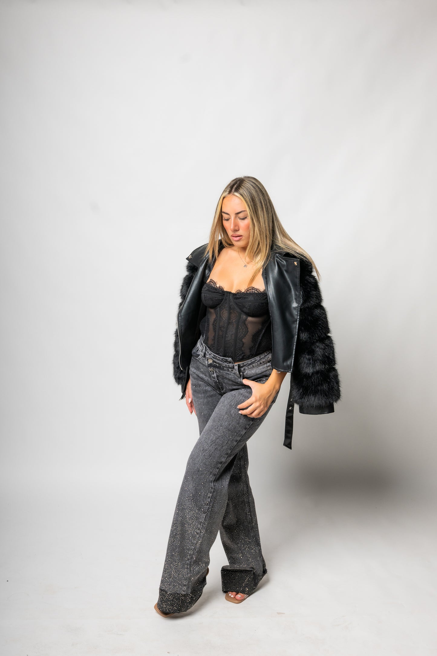 Pelliccia Lolita Nera