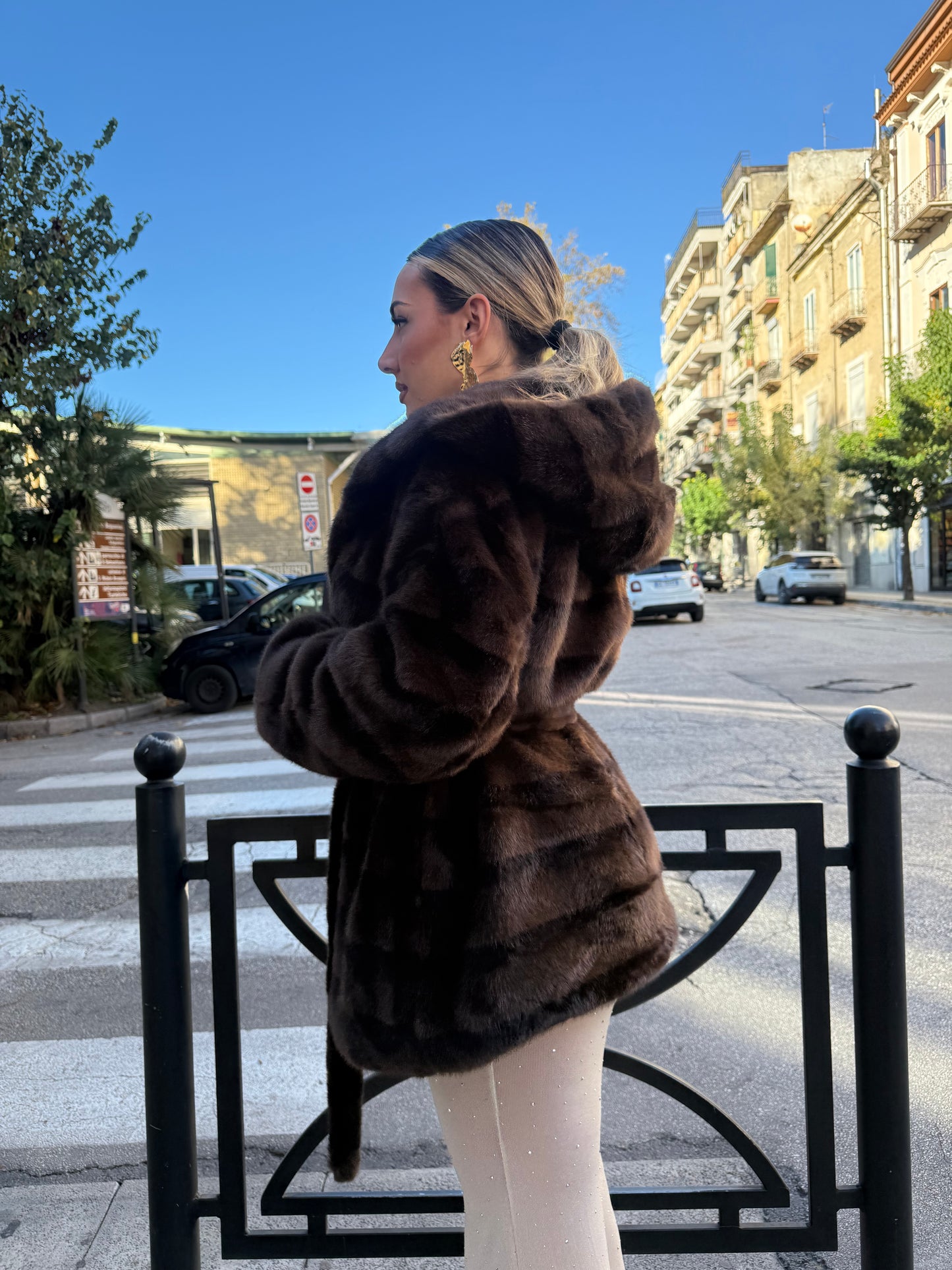 Pelliccia Soraya Marrone