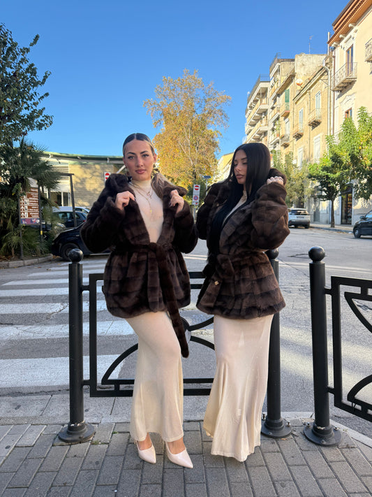 Pelliccia Soraya Marrone