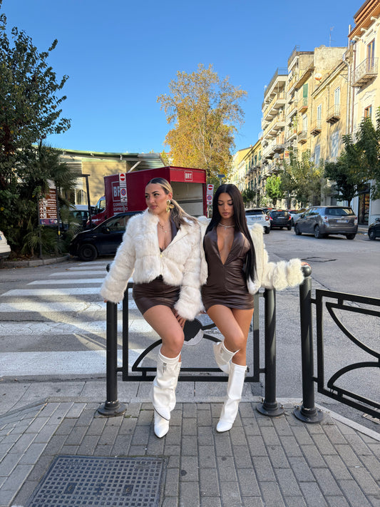 Pelliccia Arya  Bianca