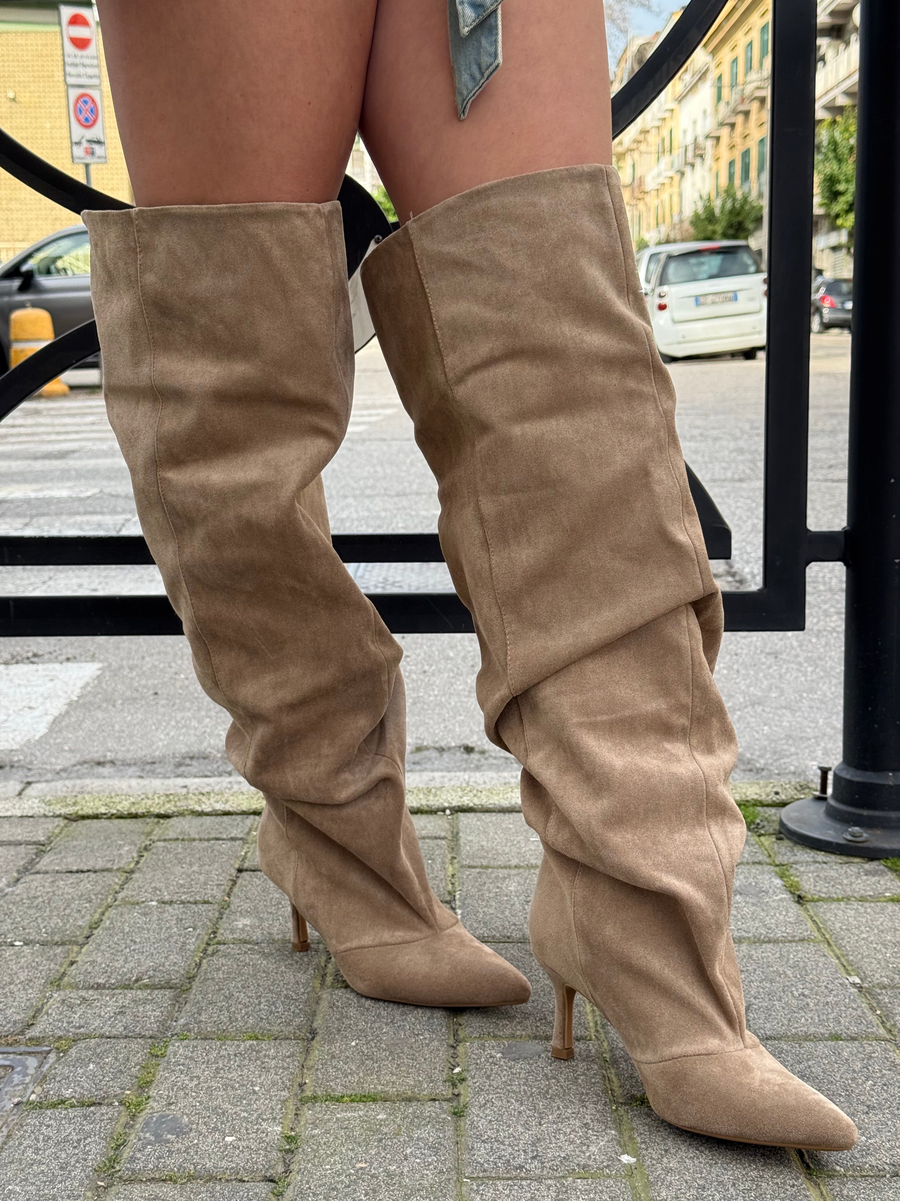 Stivali Delya Beige