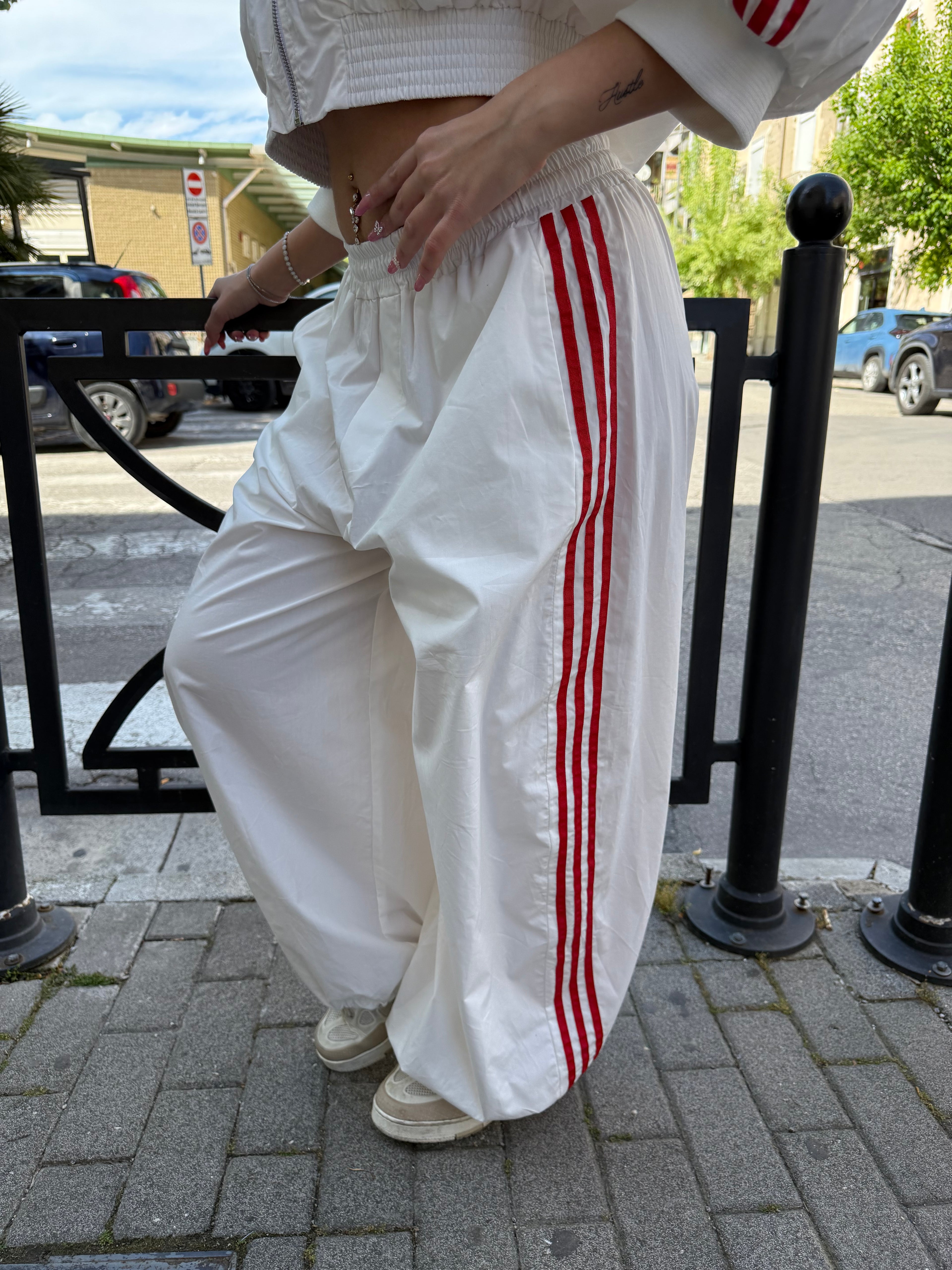 Coordinato Adydas Bianco