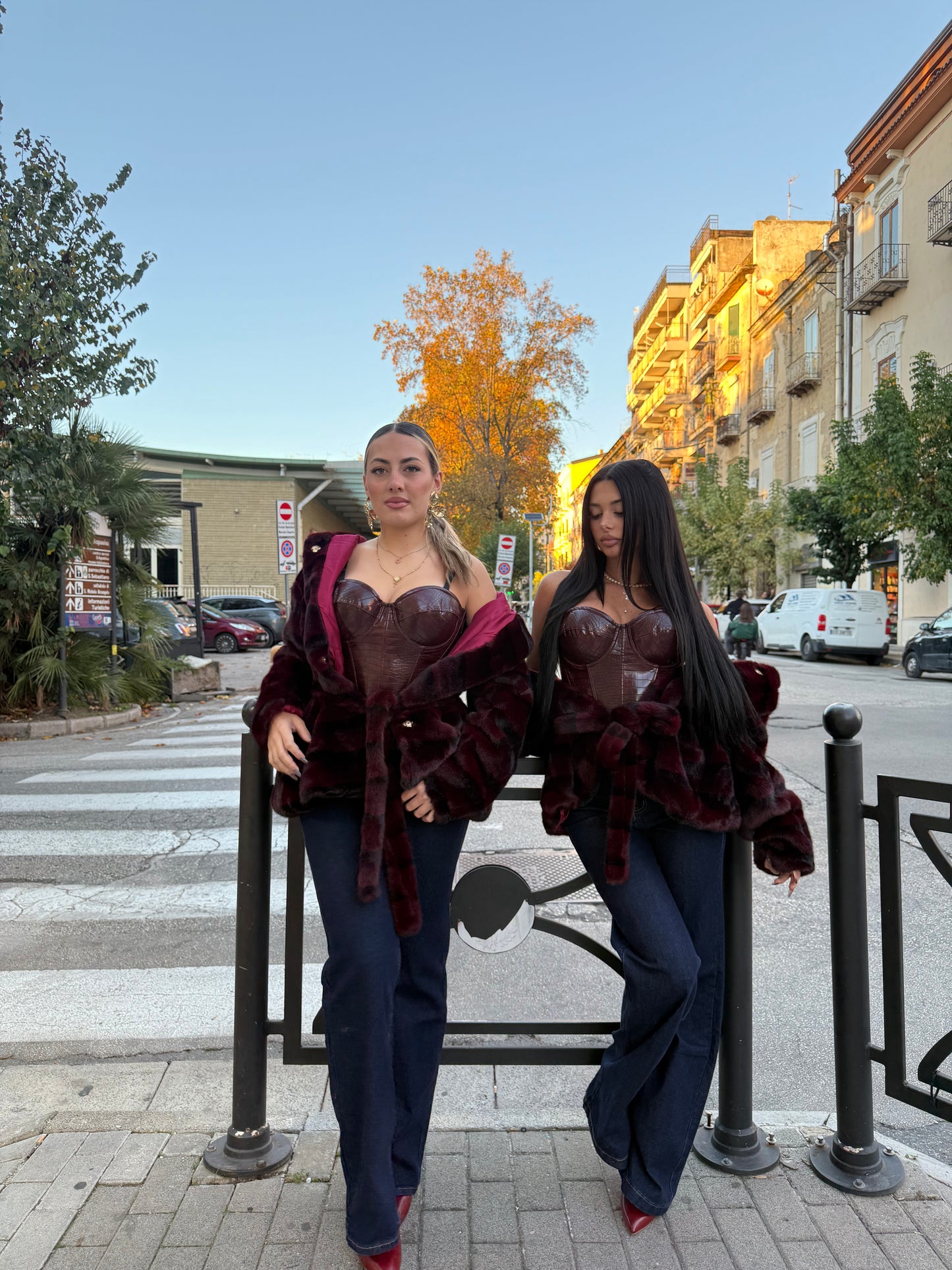 Pelliccia Soraya Bordeaux