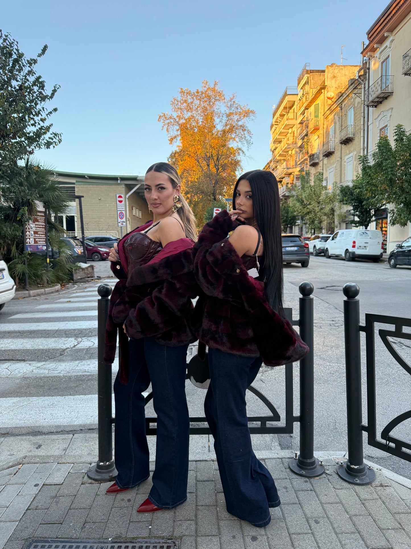 Pelliccia Soraya Bordeaux