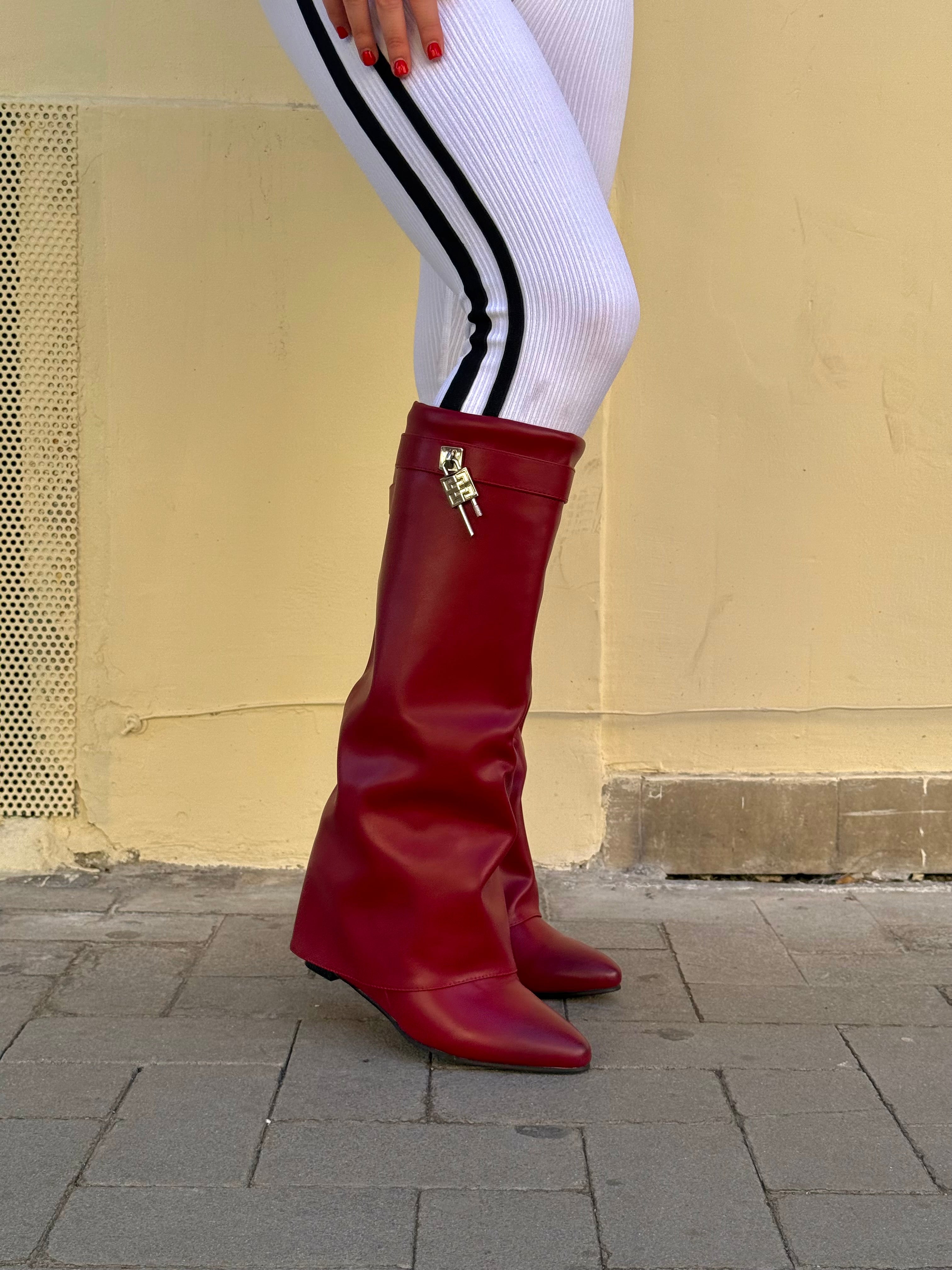 Stivale Givenchy Bordeaux