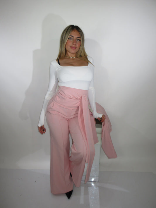 Pantalone Morgana rosa