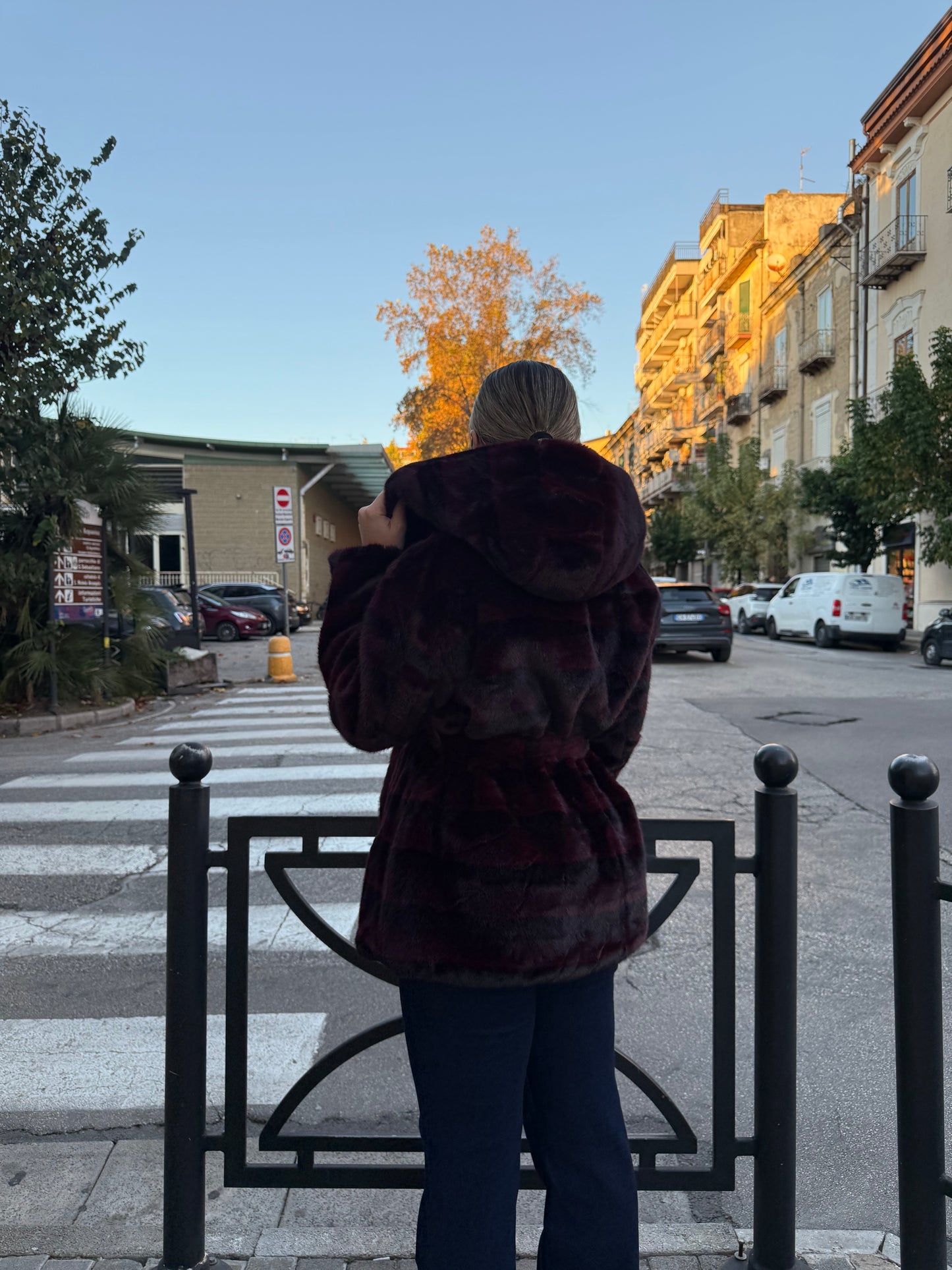 Pelliccia Soraya Bordeaux