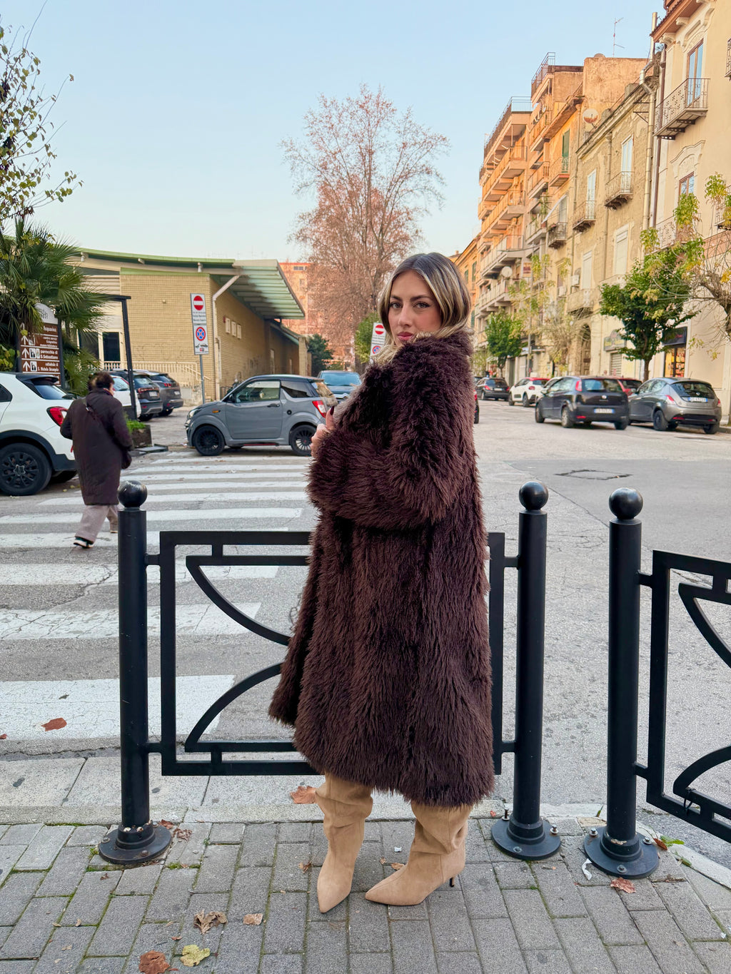 Pelliccia Camilla Marrone