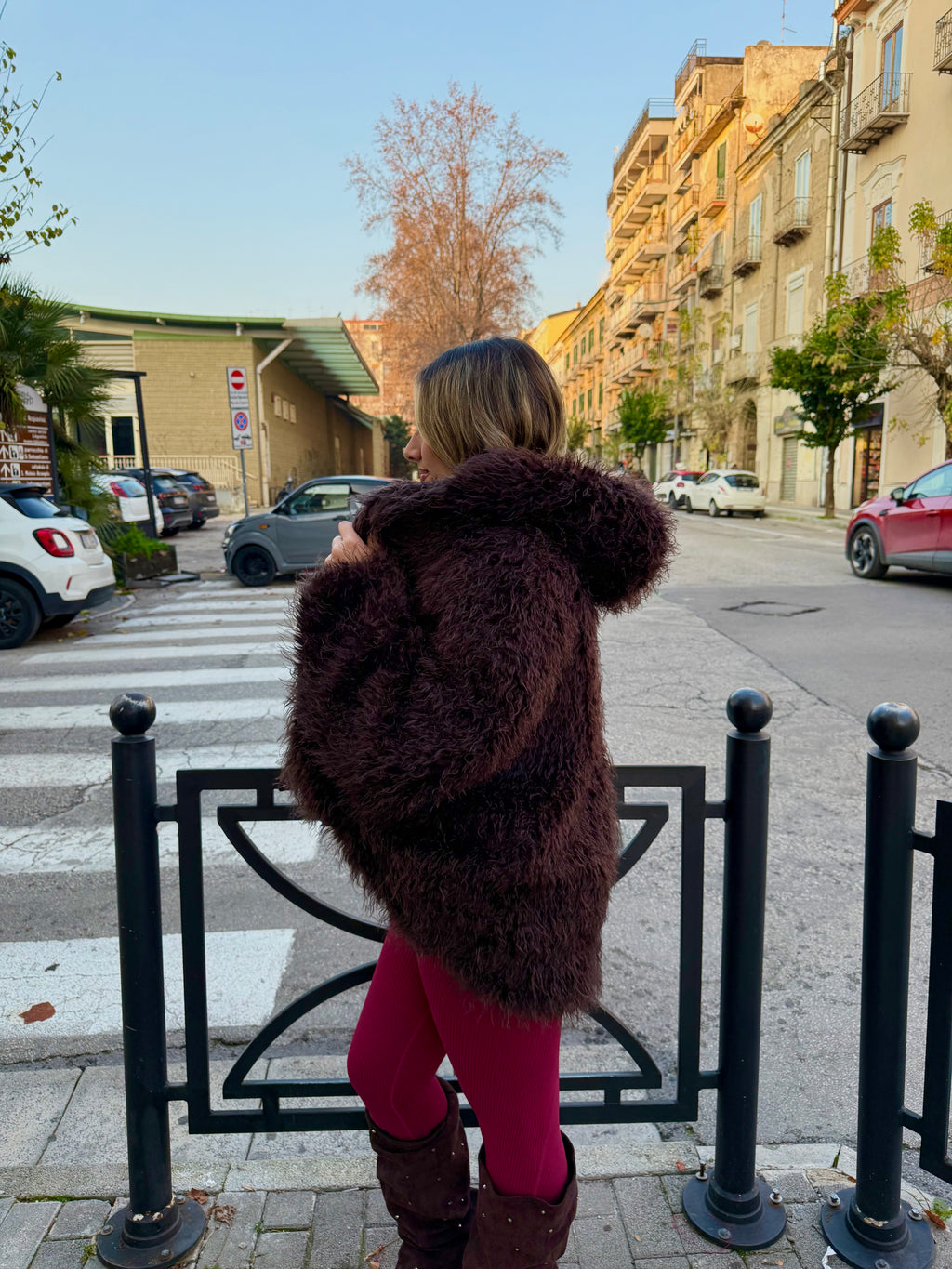 Pelliccia Aisha Marrone