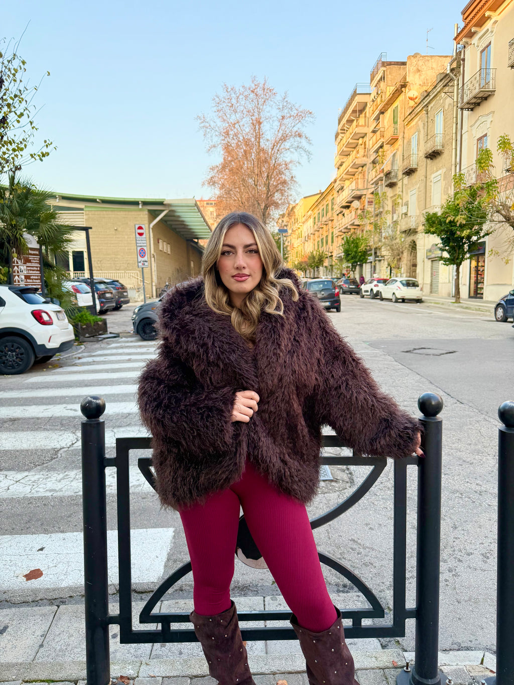 Pelliccia Aisha Marrone