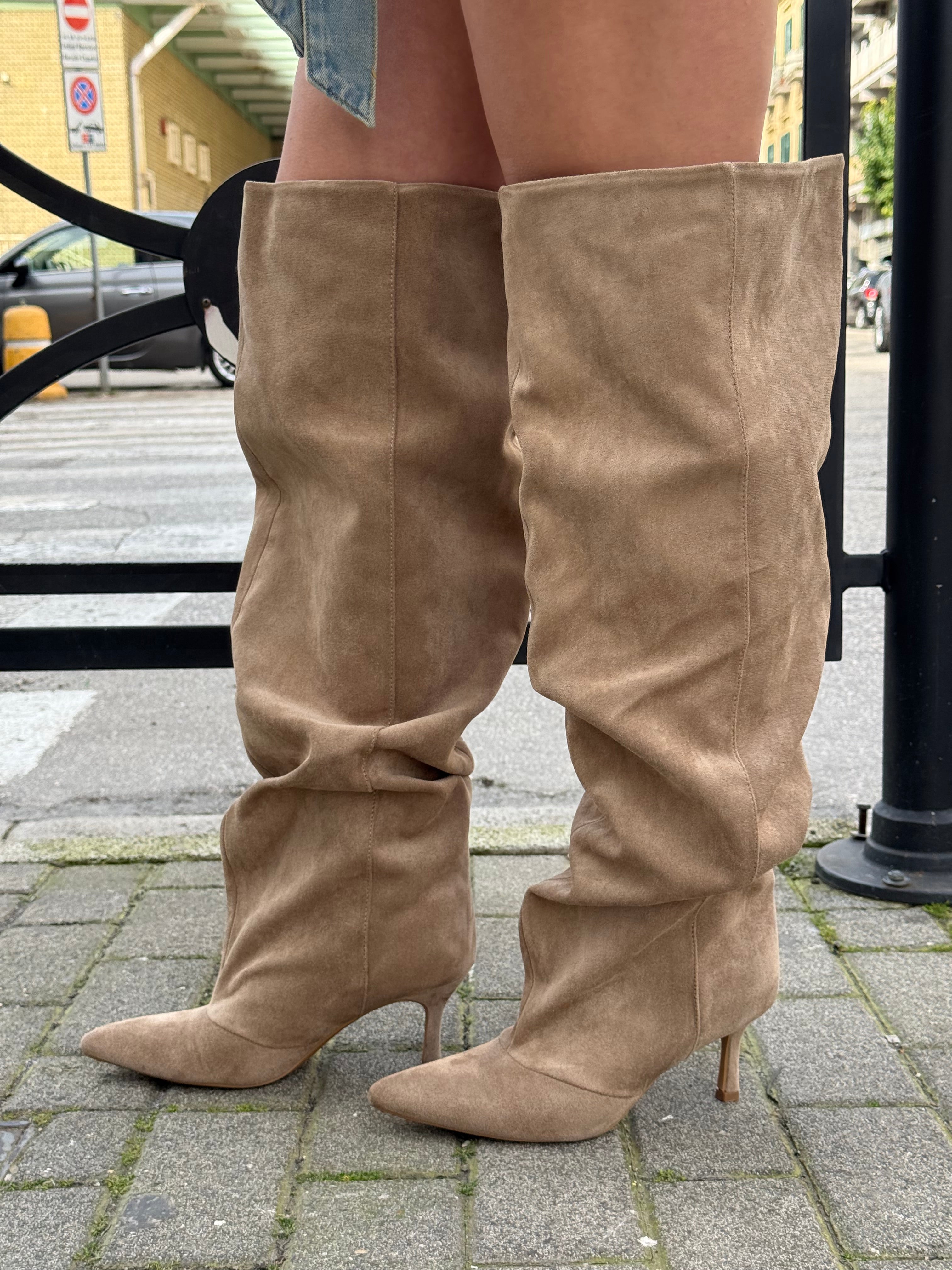 Stivali Delya Beige