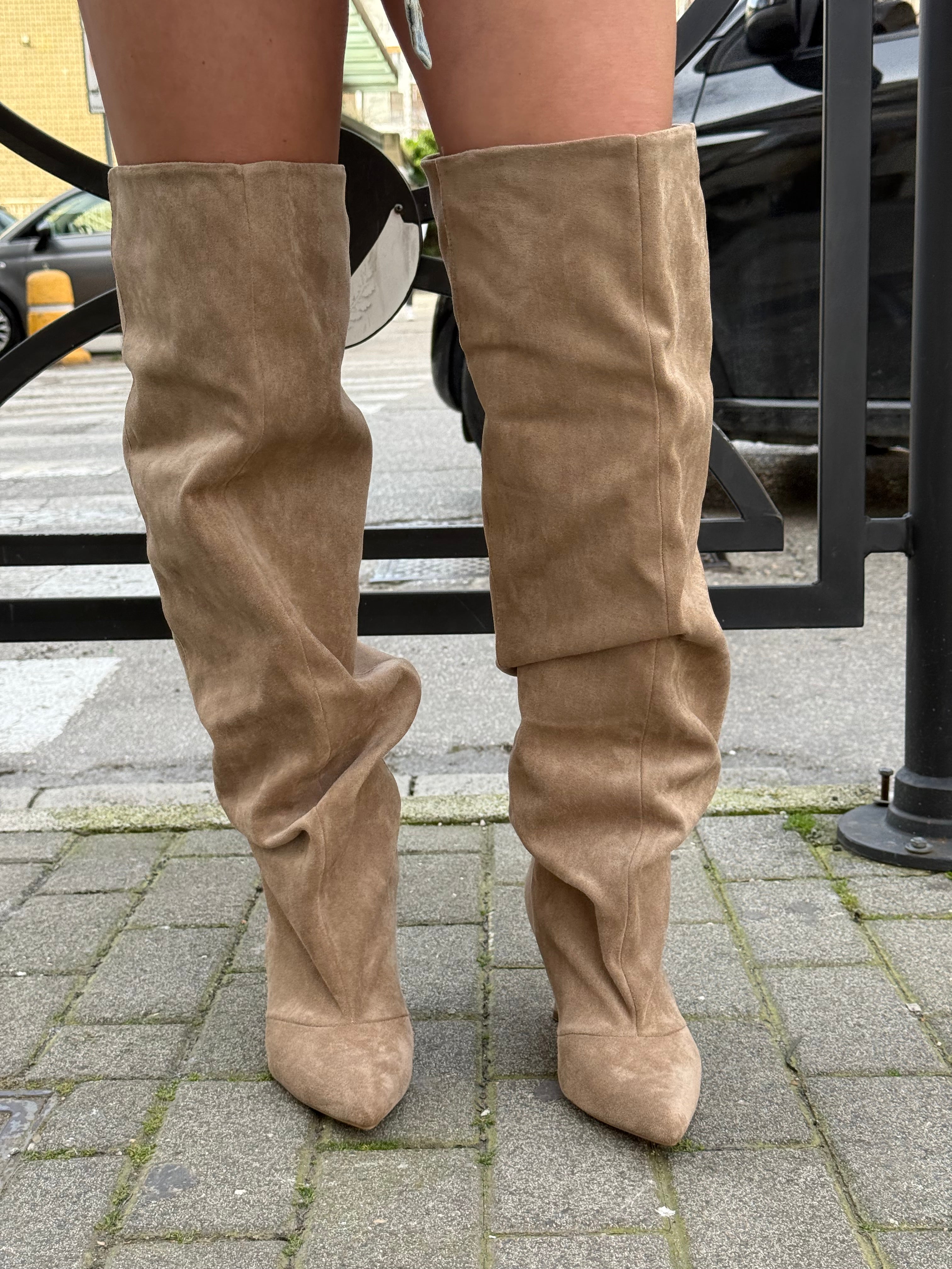 Stivali Delya Beige