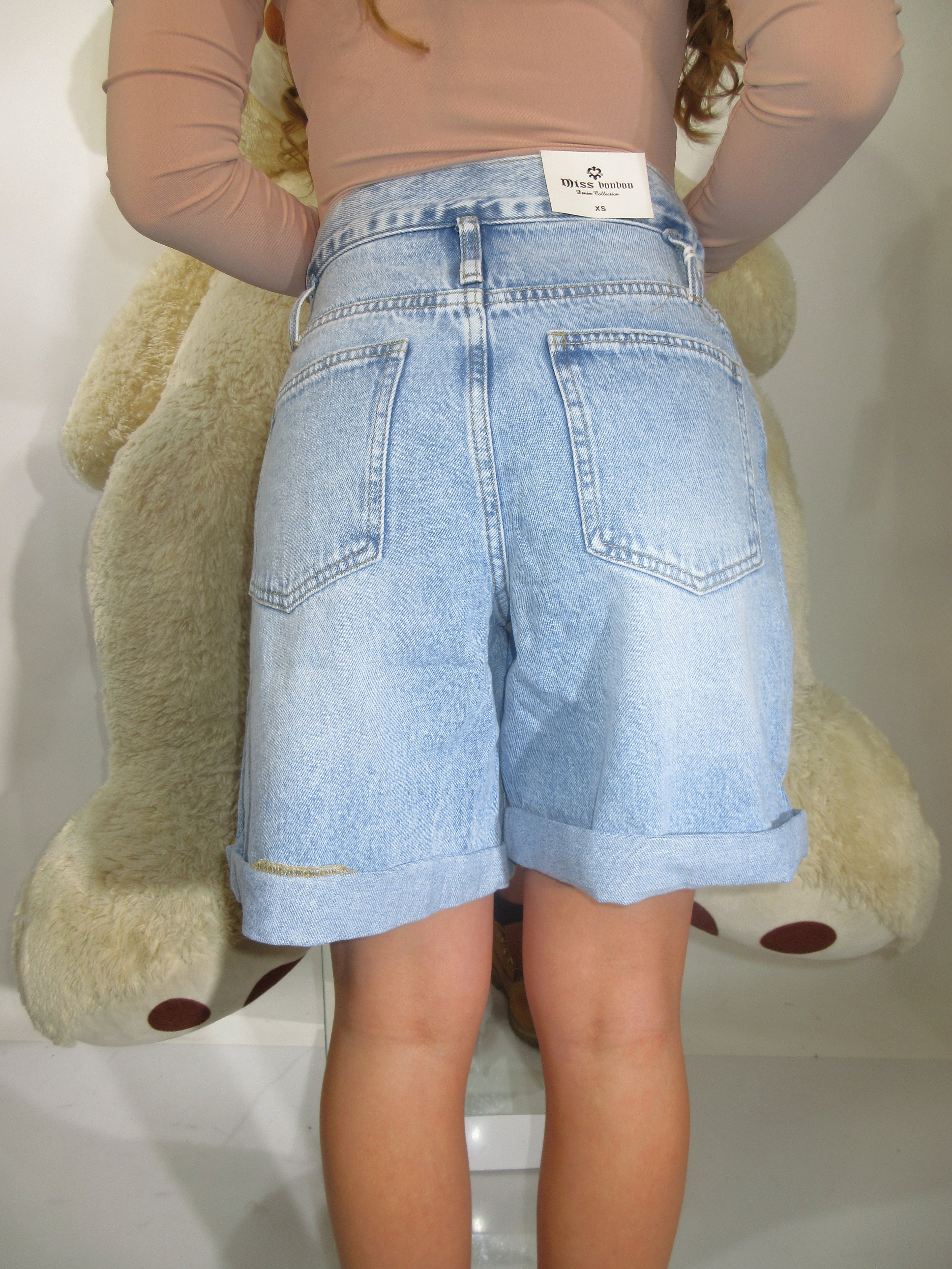 shorts balloon denim 2870