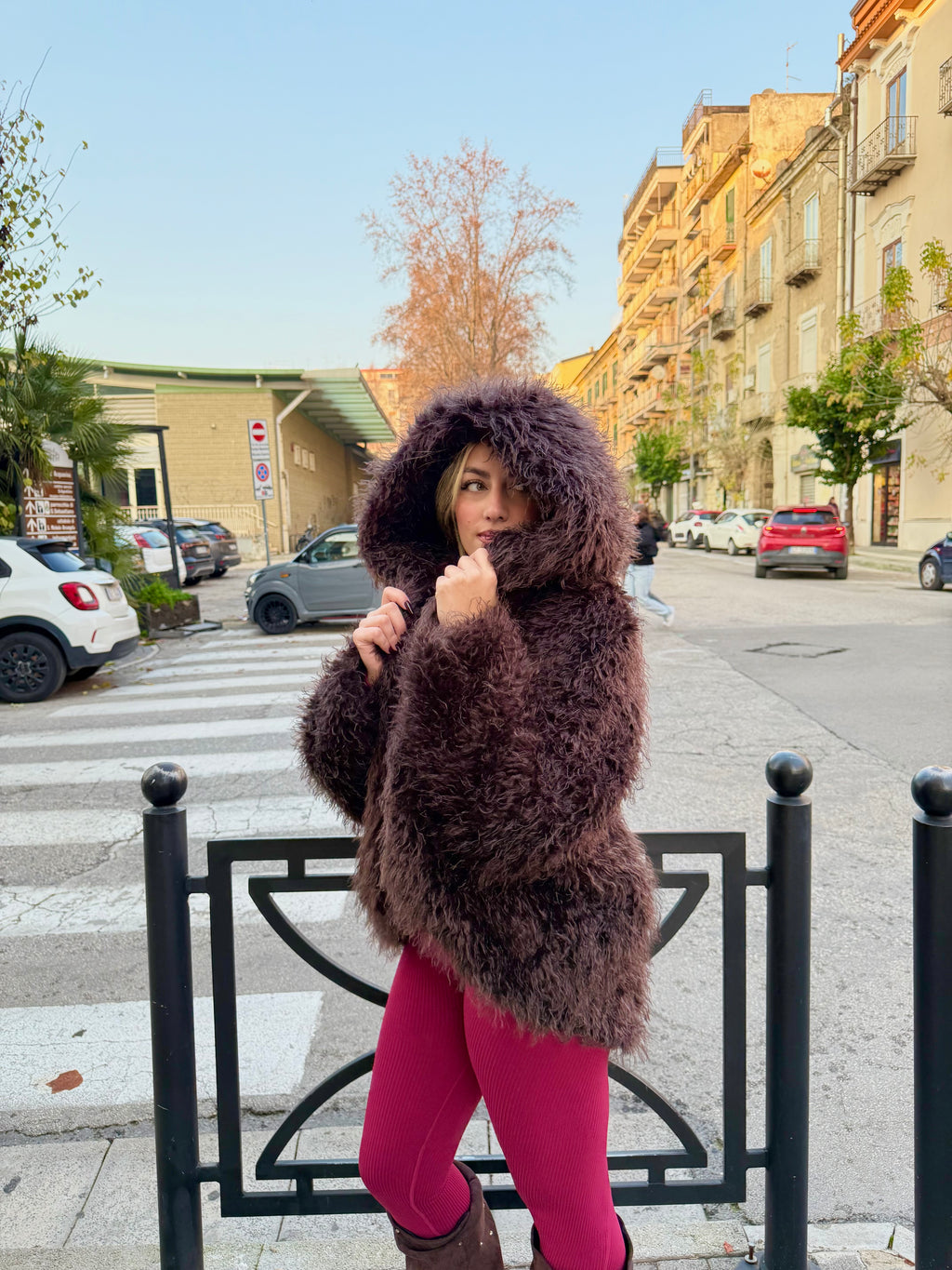 Pelliccia Aisha Marrone