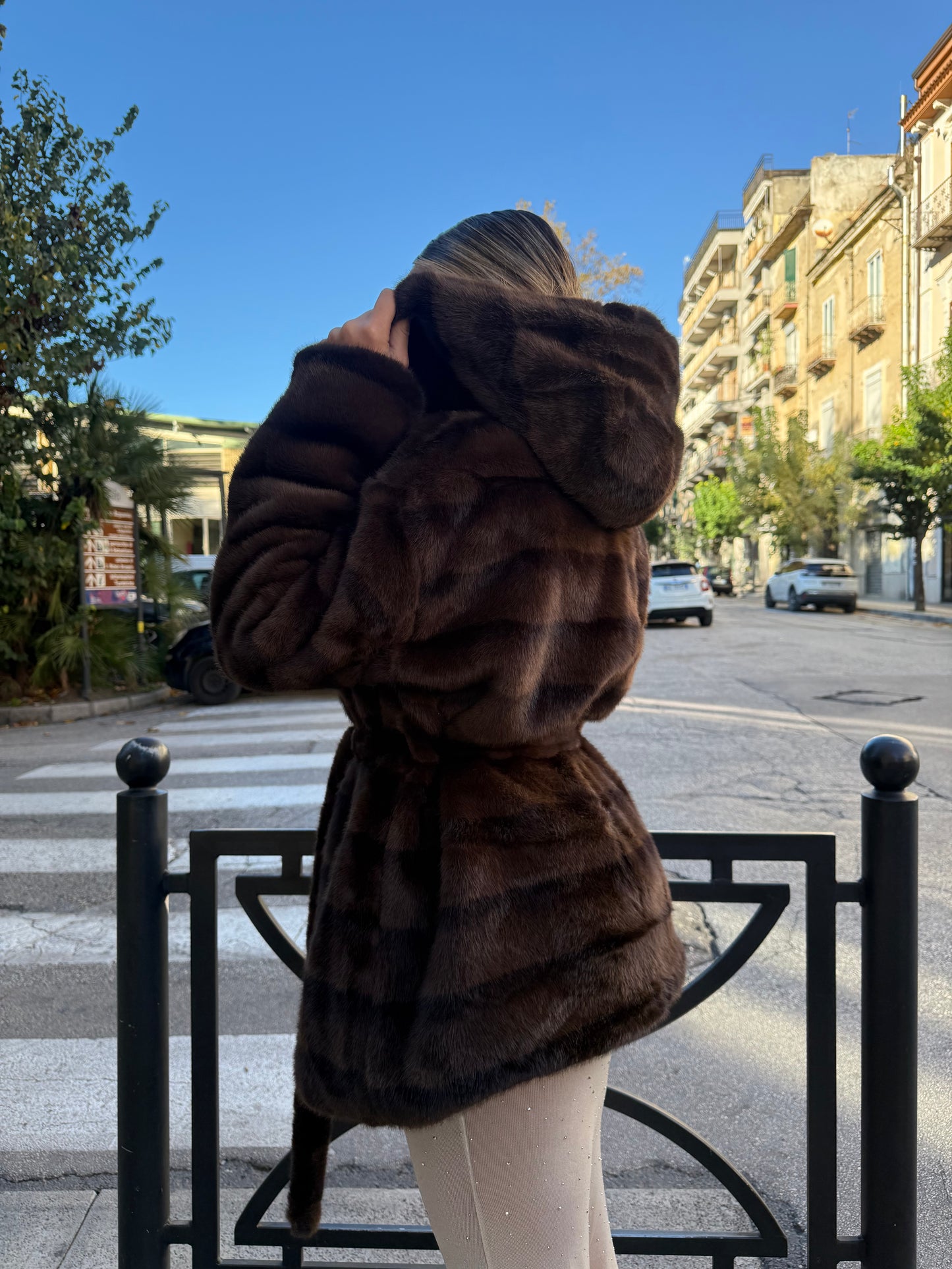 Pelliccia Soraya Marrone