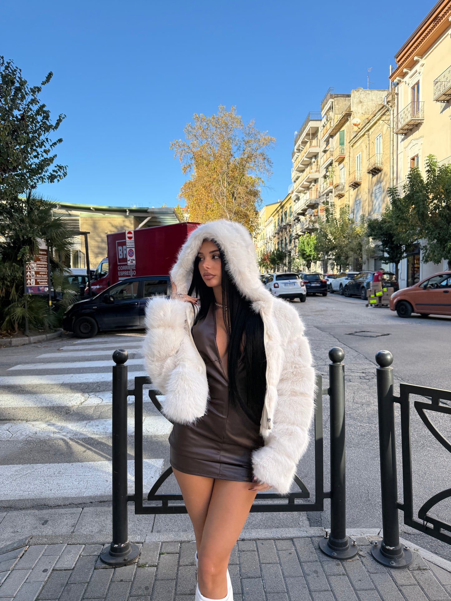 Pelliccia Arya  Bianca