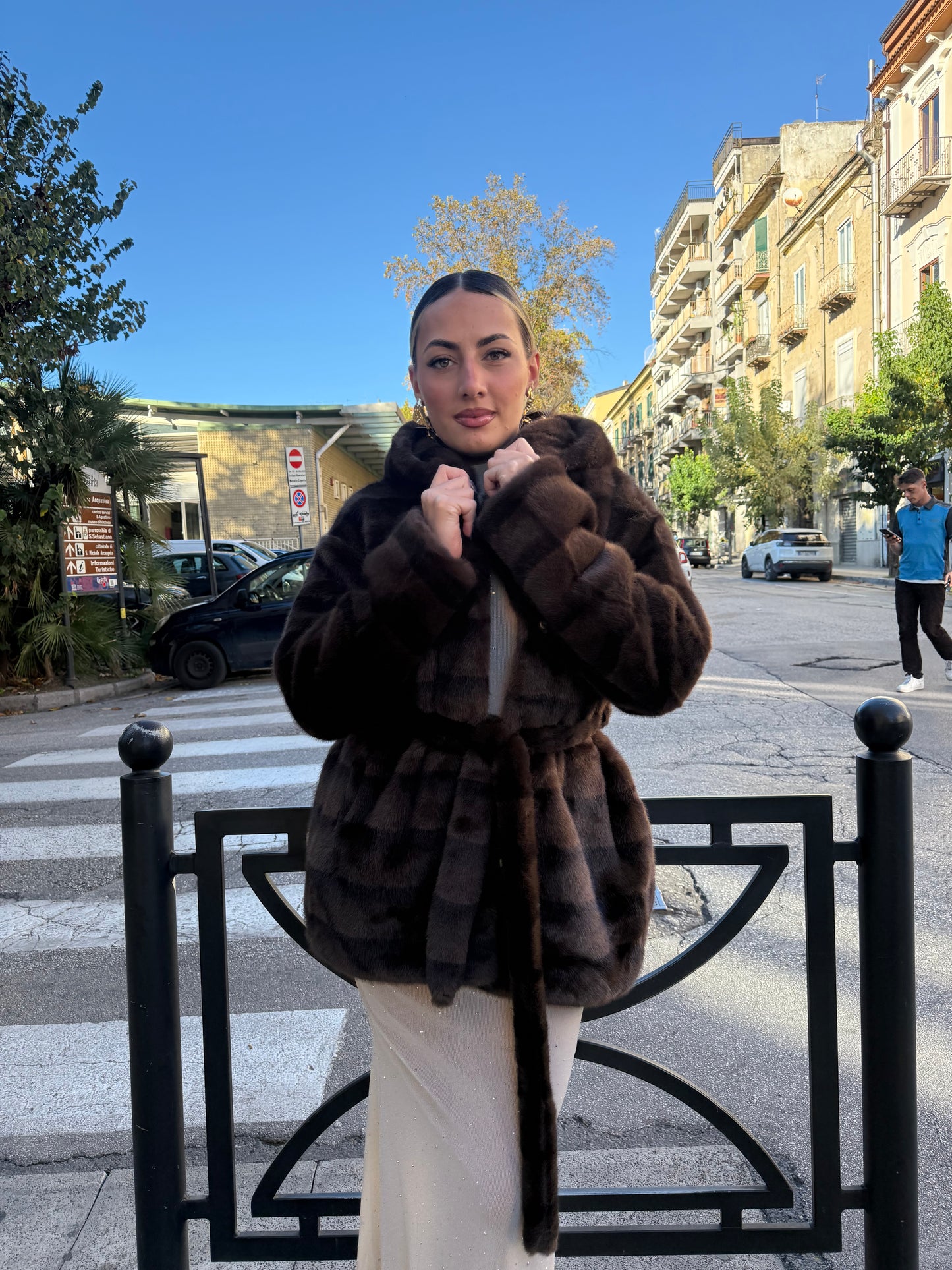 Pelliccia Soraya Marrone