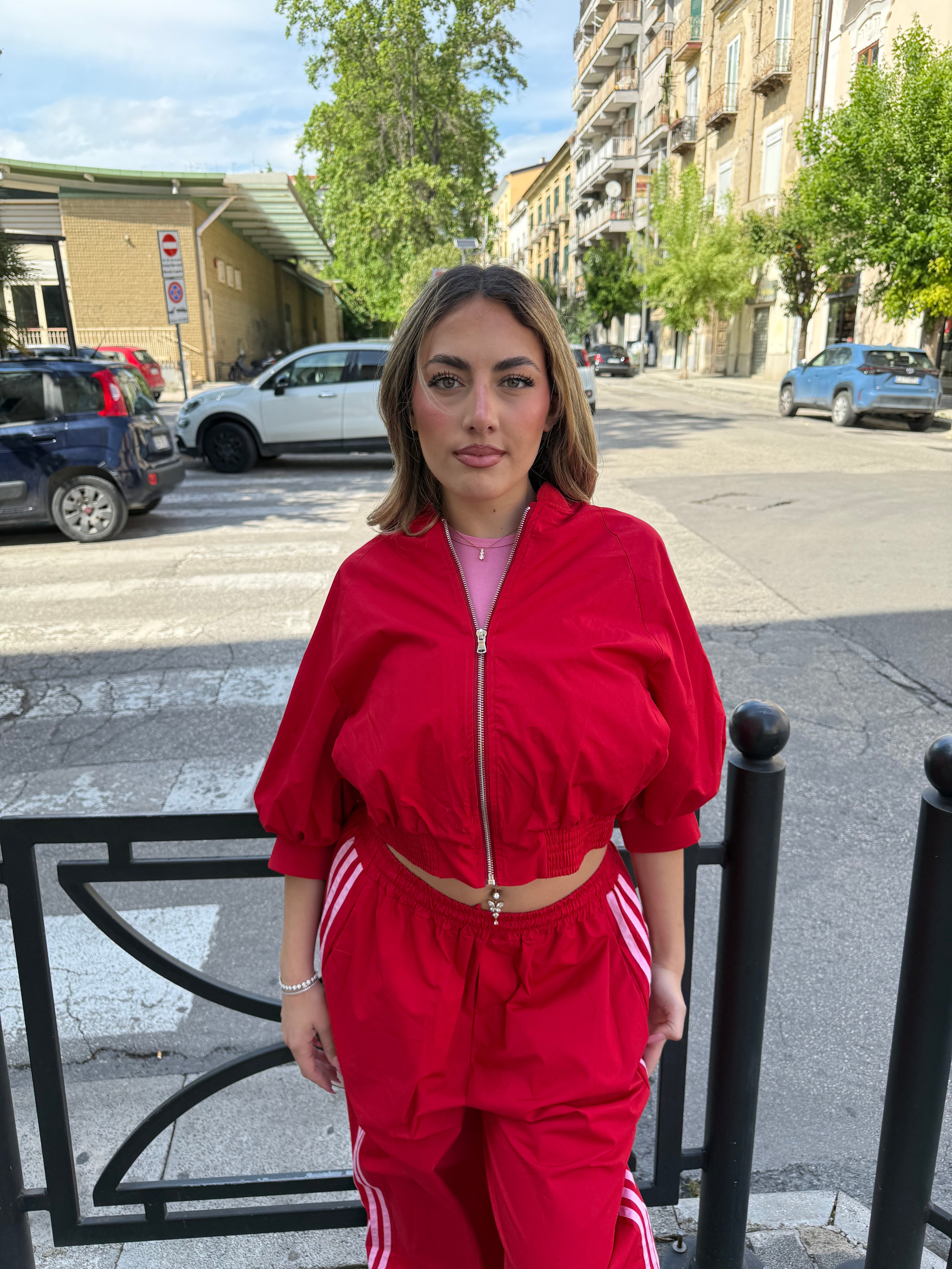 Coordinato Adydas Rosso