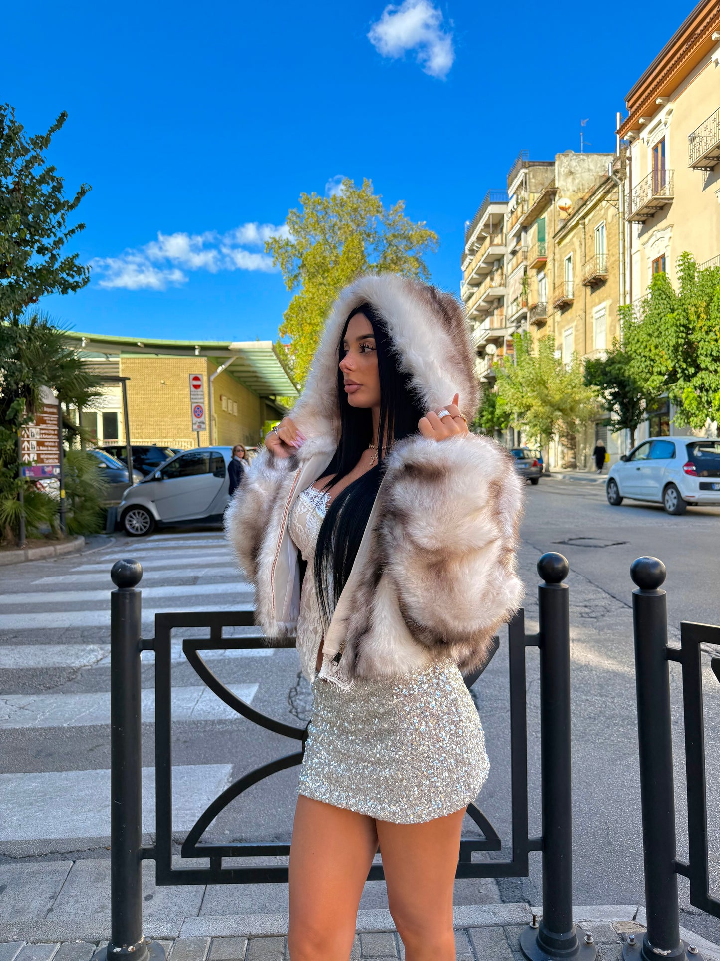 Pelliccia Amira Beige