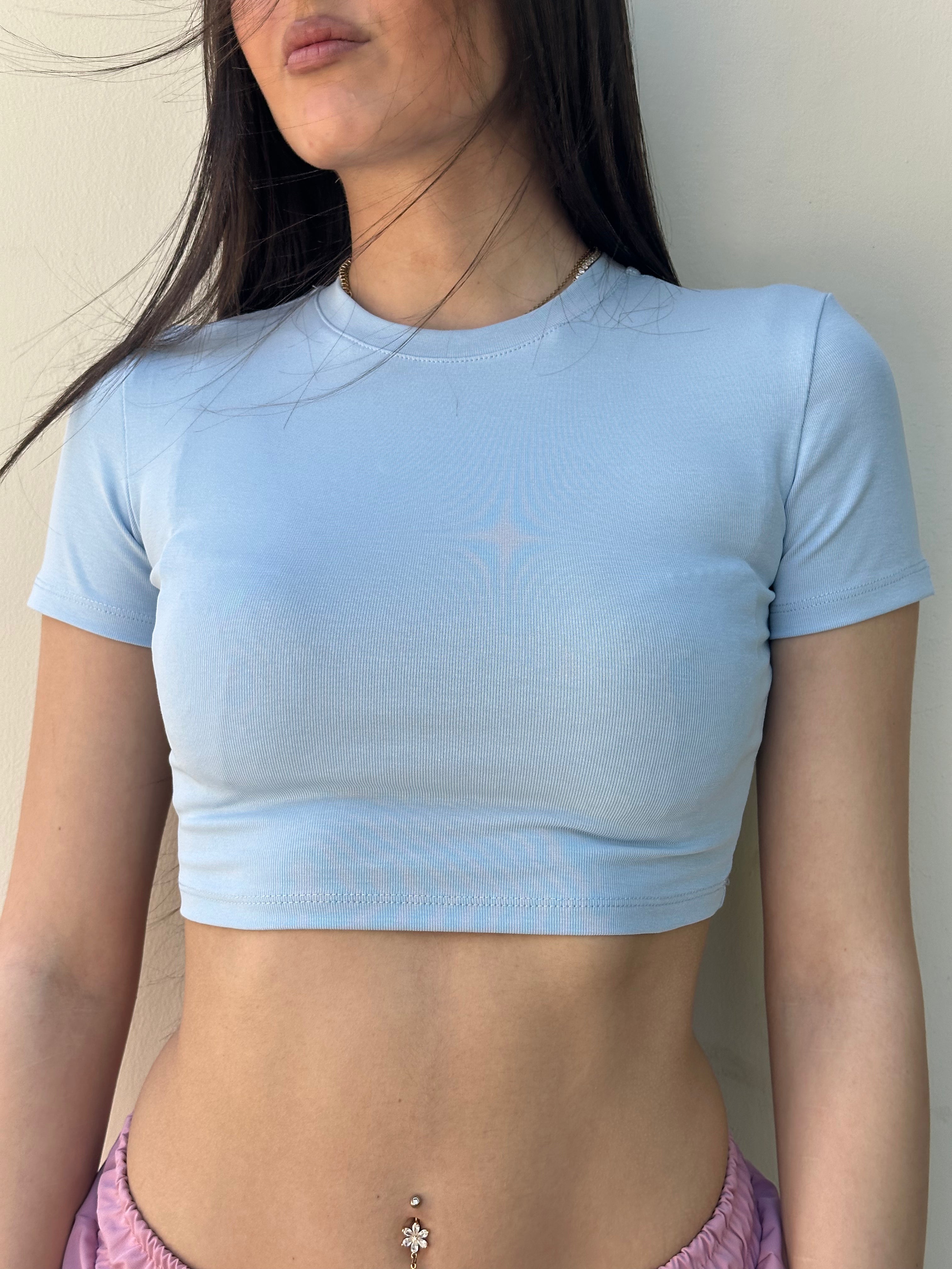 Maglia Manica Corta Crop Lumina