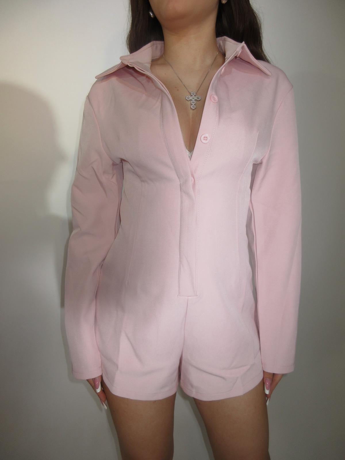 Tutina Giada beige rosa