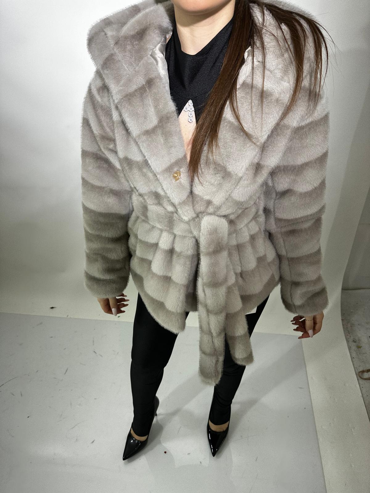 Pelliccia  Soraya grigia