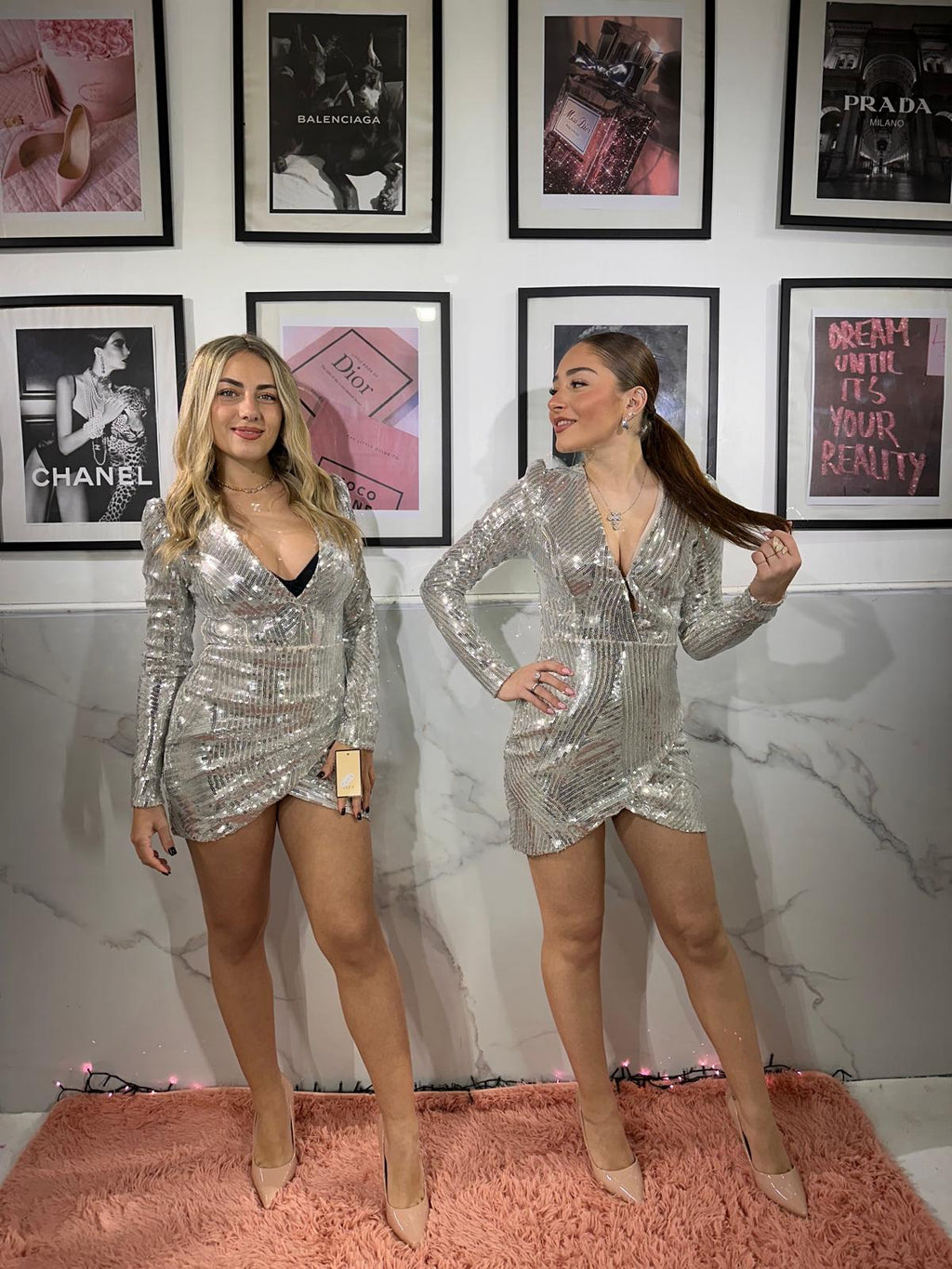 Abito Alessia argento